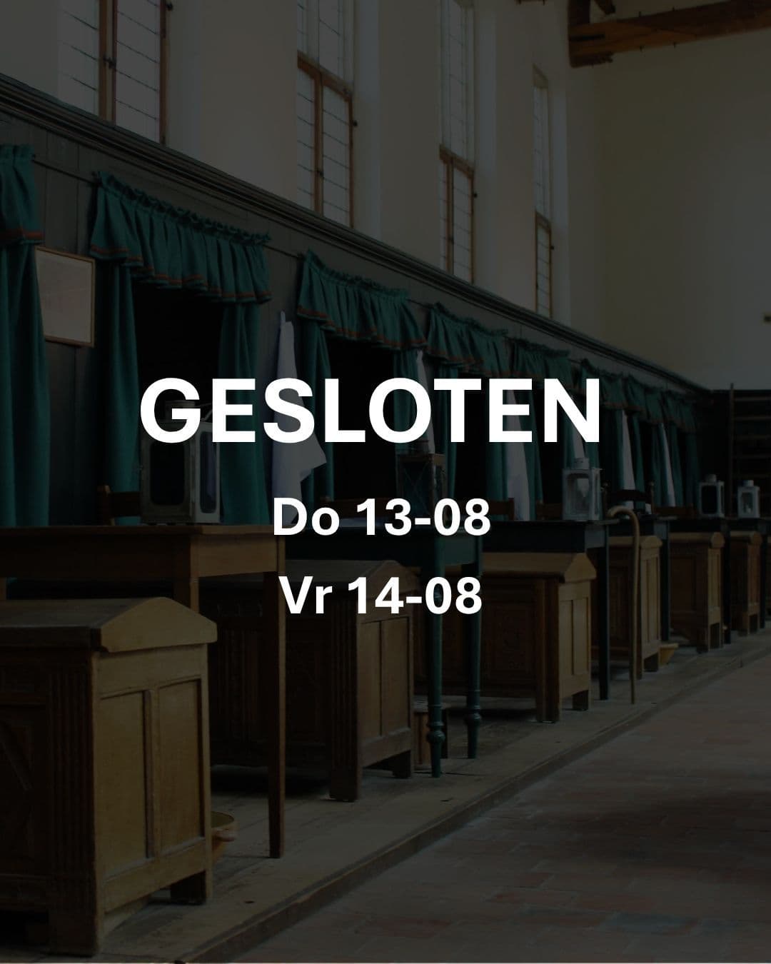 Gesloten!
